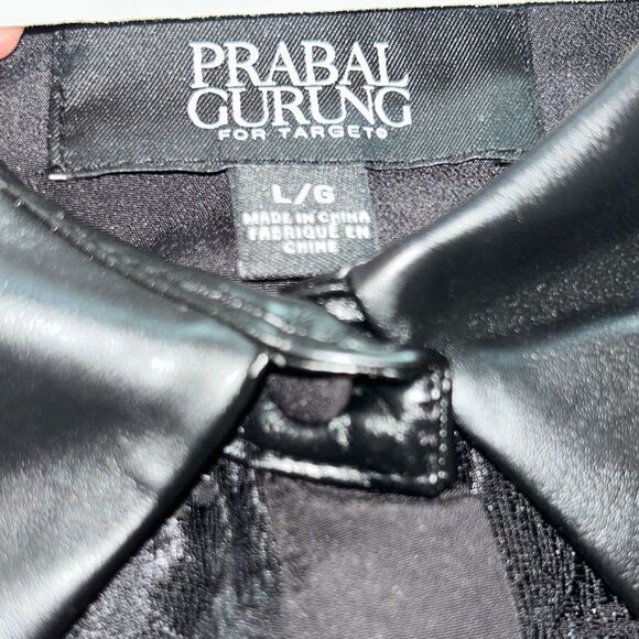 Prabal Gurung for Target 🎯 Black Western BOHO Fringe Leather and Lace Look 👀 - Picture 12 of 17